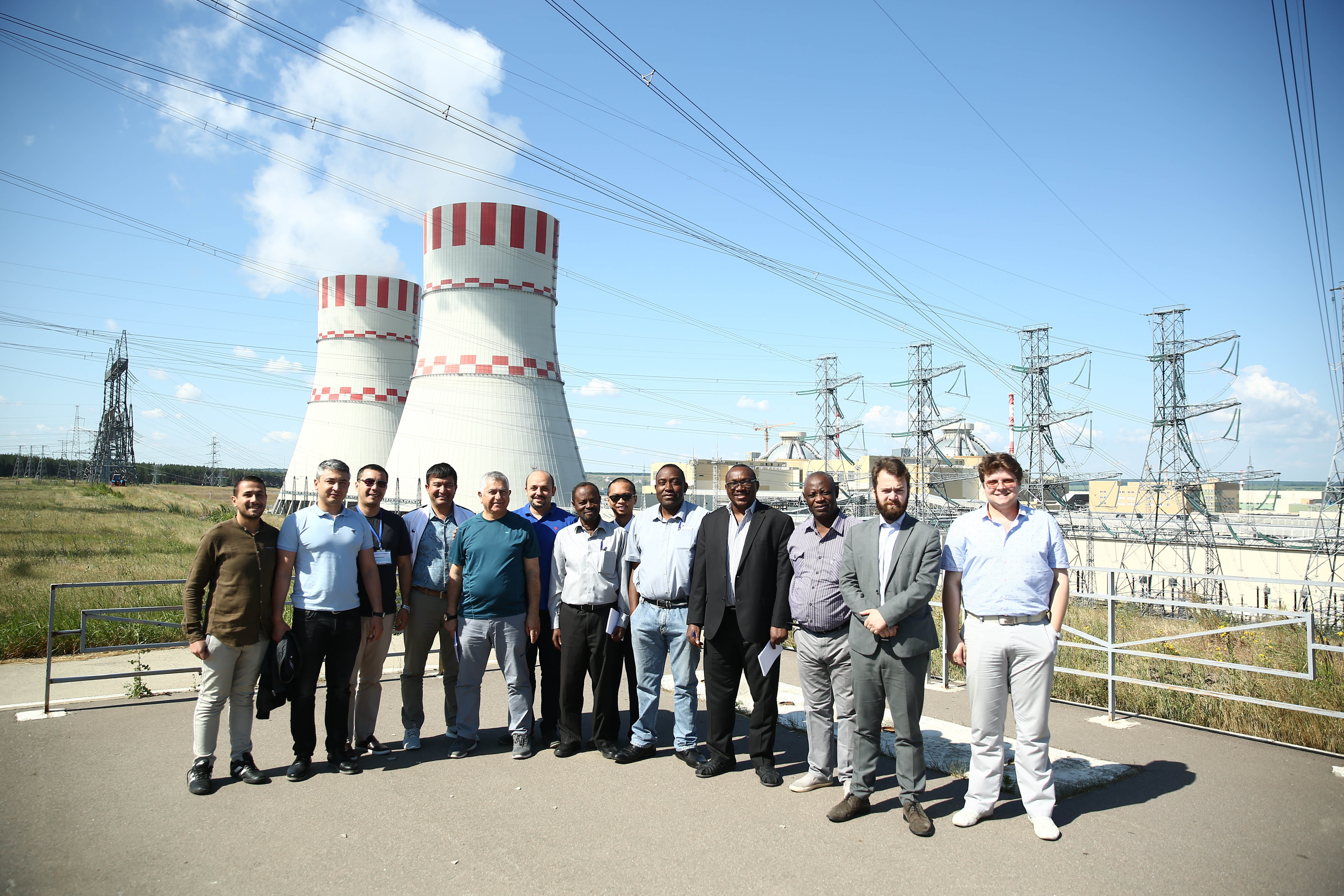 Especialistas en el área nuclear de 12 países participaron en una visita técnica a la Central Nuclear de Novovoronezh